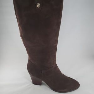 tommy hilfiger women's rosario block heel boots